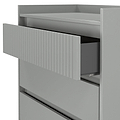 Kenton 5 Drawer Chest Dusk Grey from Roseland Furniture