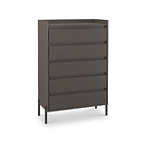 Kenton 5 Drawer Chest Graphite from Roseland Furniture