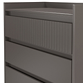 Kenton 5 Drawer Chest Graphite from Roseland Furniture