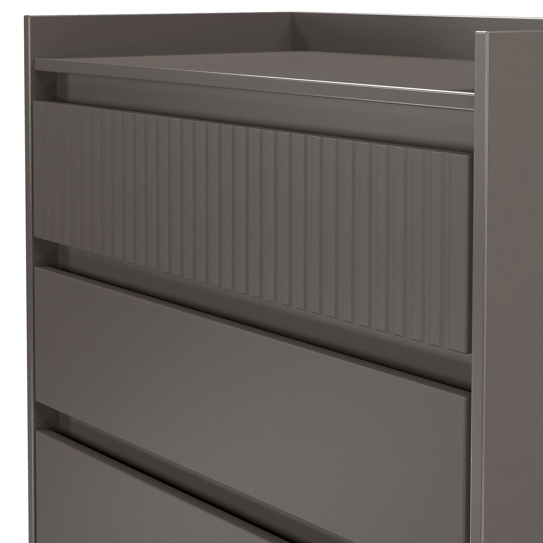 Kenton 5 Drawer Chest Graphite from Roseland Furniture