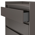 Kenton 5 Drawer Chest Graphite from Roseland Furniture