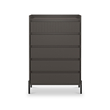 Kenton 5 Drawer Chest Graphite from Roseland Furniture
