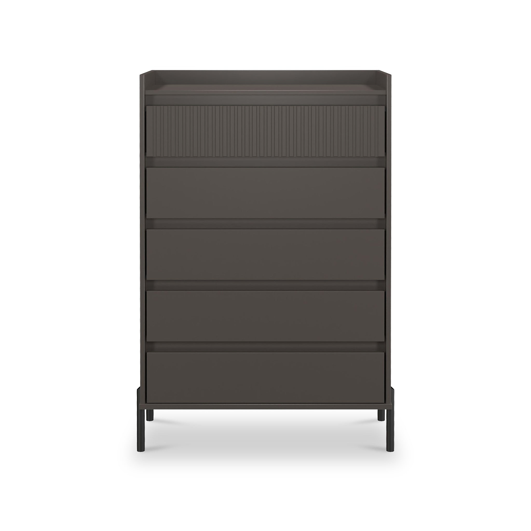 Kenton 5 Drawer Chest Graphite from Roseland Furniture