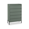 Kenton 5 Drawer Chest Reed Green from Roseland Furniture