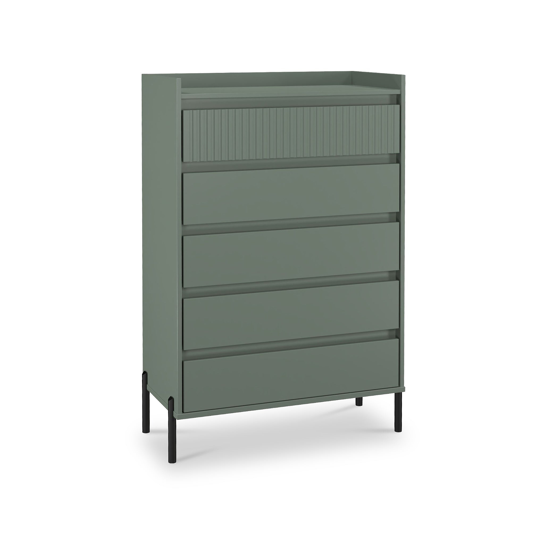 Kenton 5 Drawer Chest Reed Green from Roseland Furniture