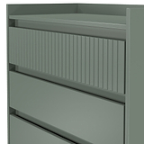 Kenton 5 Drawer Chest Reed Green from Roseland Furniture