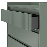 Kenton 5 Drawer Chest Reed Green from Roseland Furniture