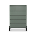 Kenton 5 Drawer Chest Reed Green from Roseland Furniture
