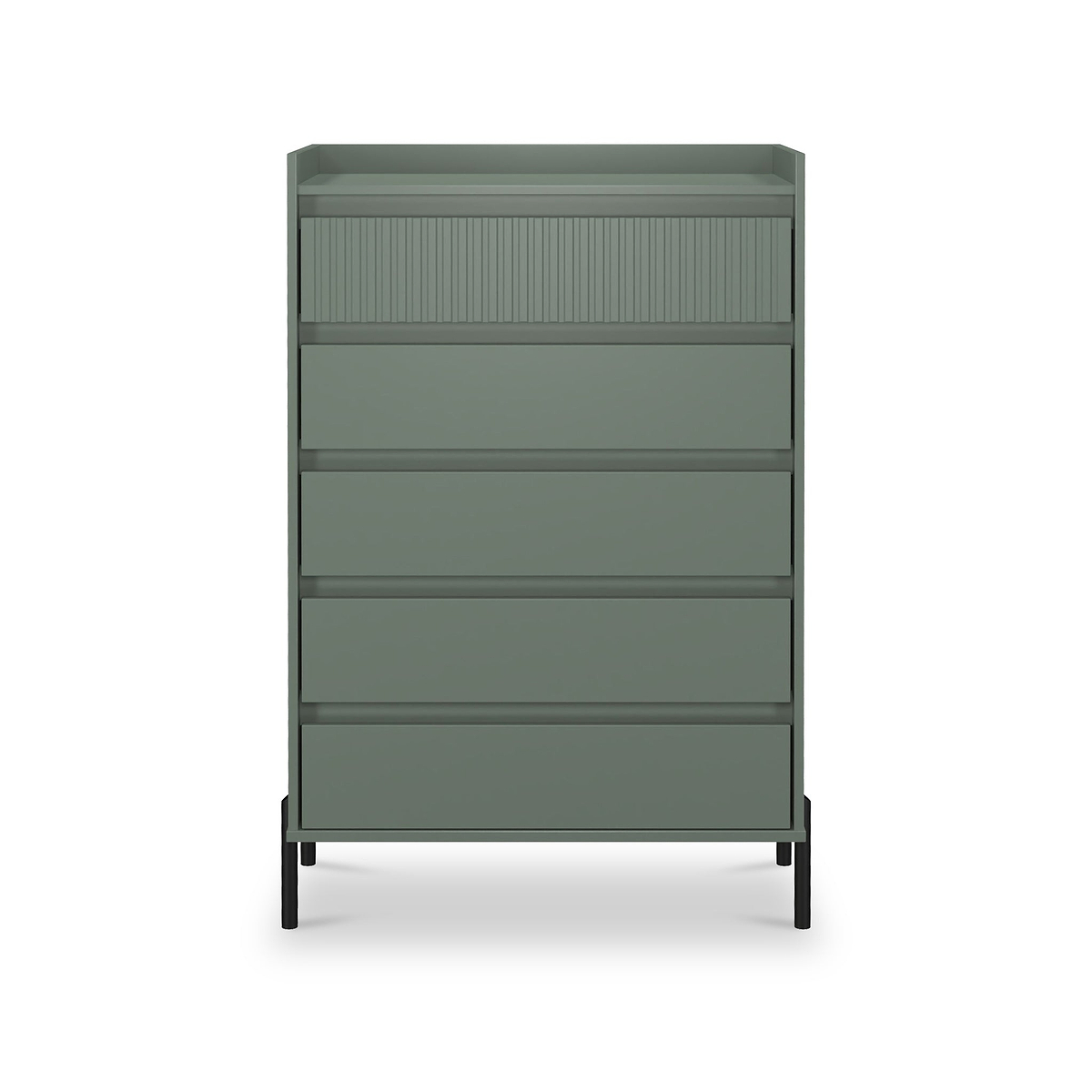 Kenton 5 Drawer Chest Reed Green from Roseland Furniture