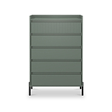 Kenton 5 Drawer Chest Reed Green from Roseland Furniture