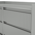 Kenton 6 Drawer Chest Dusk Grey from Roseland Furniture