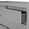 Kenton 6 Drawer Chest Dusk Grey from Roseland Furniture