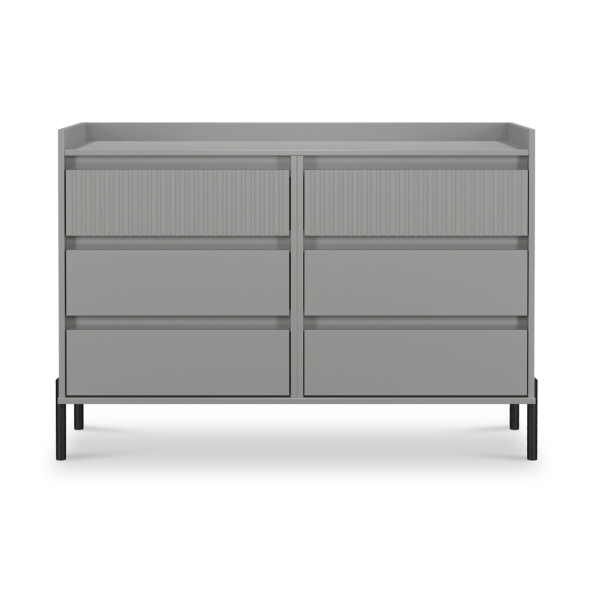 Kenton 6 Drawer Chest Dusk Grey from Roseland Furniture