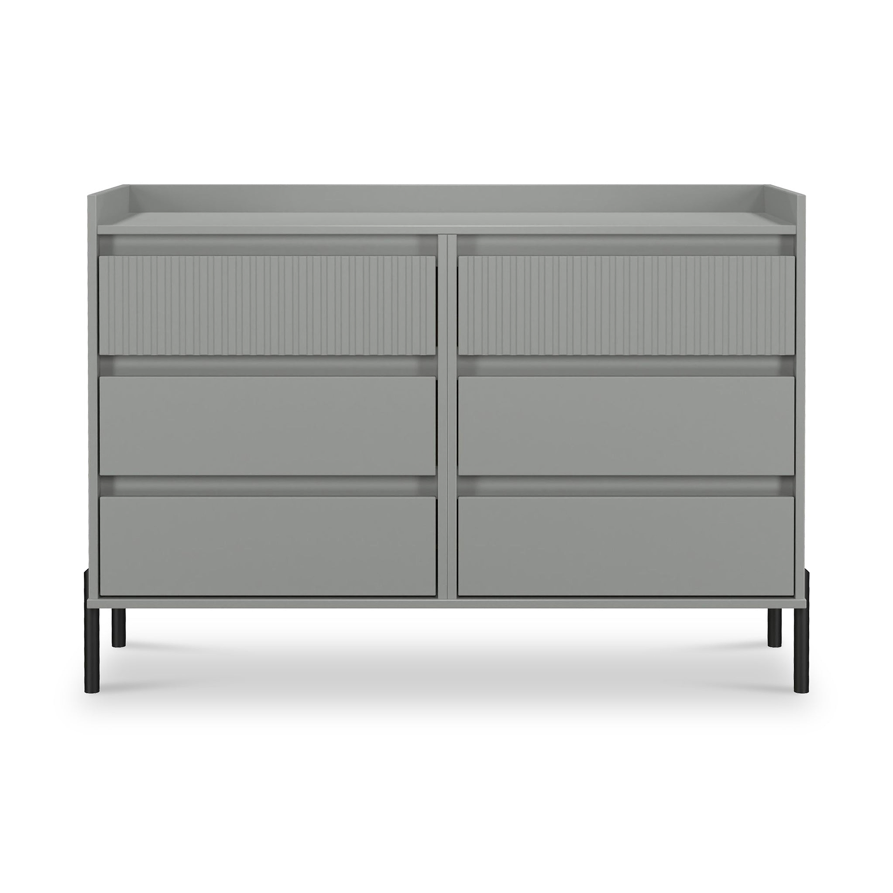 Kenton 6 Drawer Chest Dusk Grey from Roseland Furniture