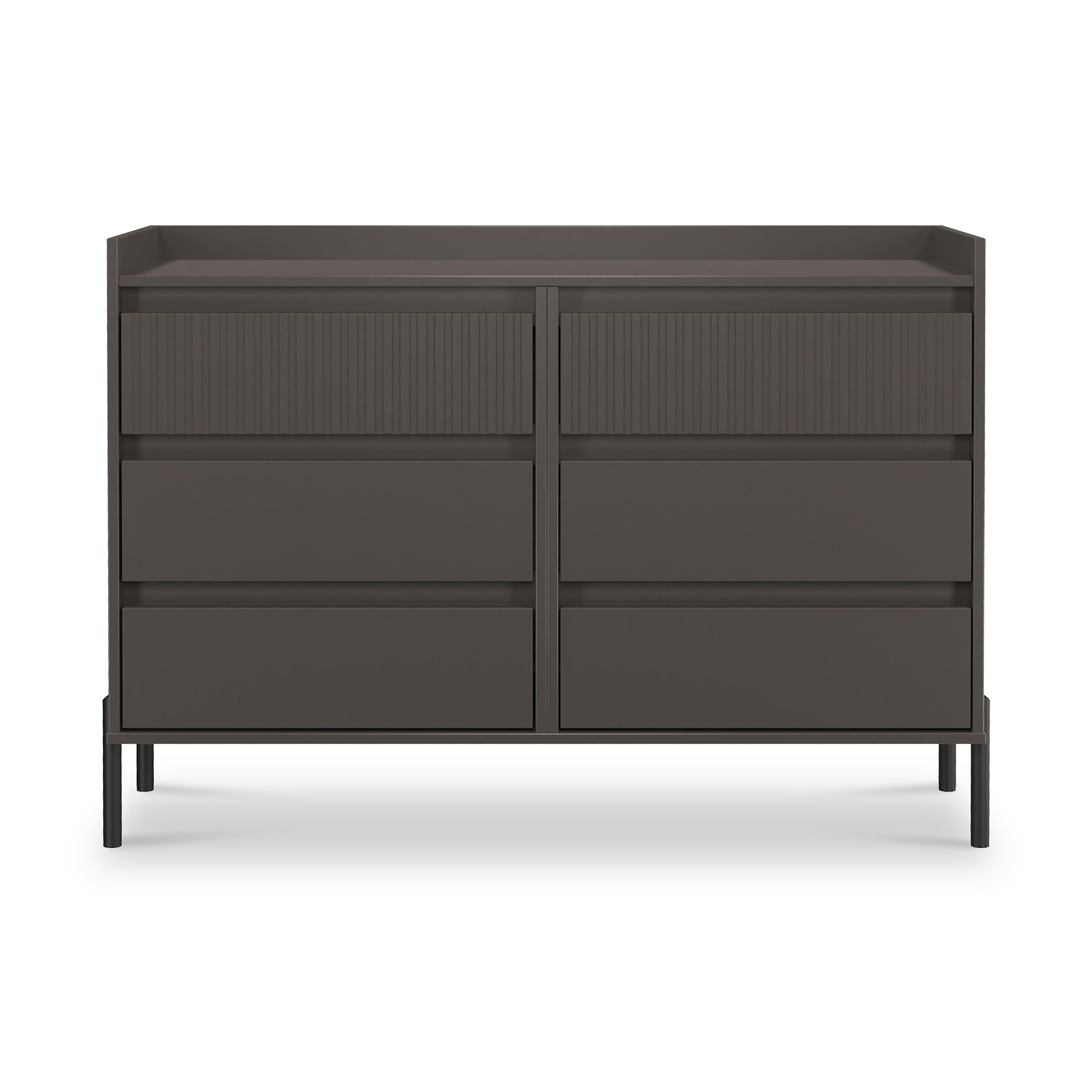 Kenton 6 Drawer Chest Graphite from Roseland Furniture