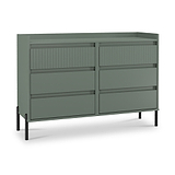 Kenton 6 Drawer Chest Reed Green  from Roseland Furniture