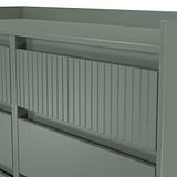 Kenton 6 Drawer Chest Reed Green  from Roseland Furniture