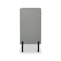 Kenton 3 Drawer Compact Chest Dusk Grey  from Roseland Furniture