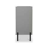 Kenton 3 Drawer Compact Chest Dusk Grey  from Roseland Furniture