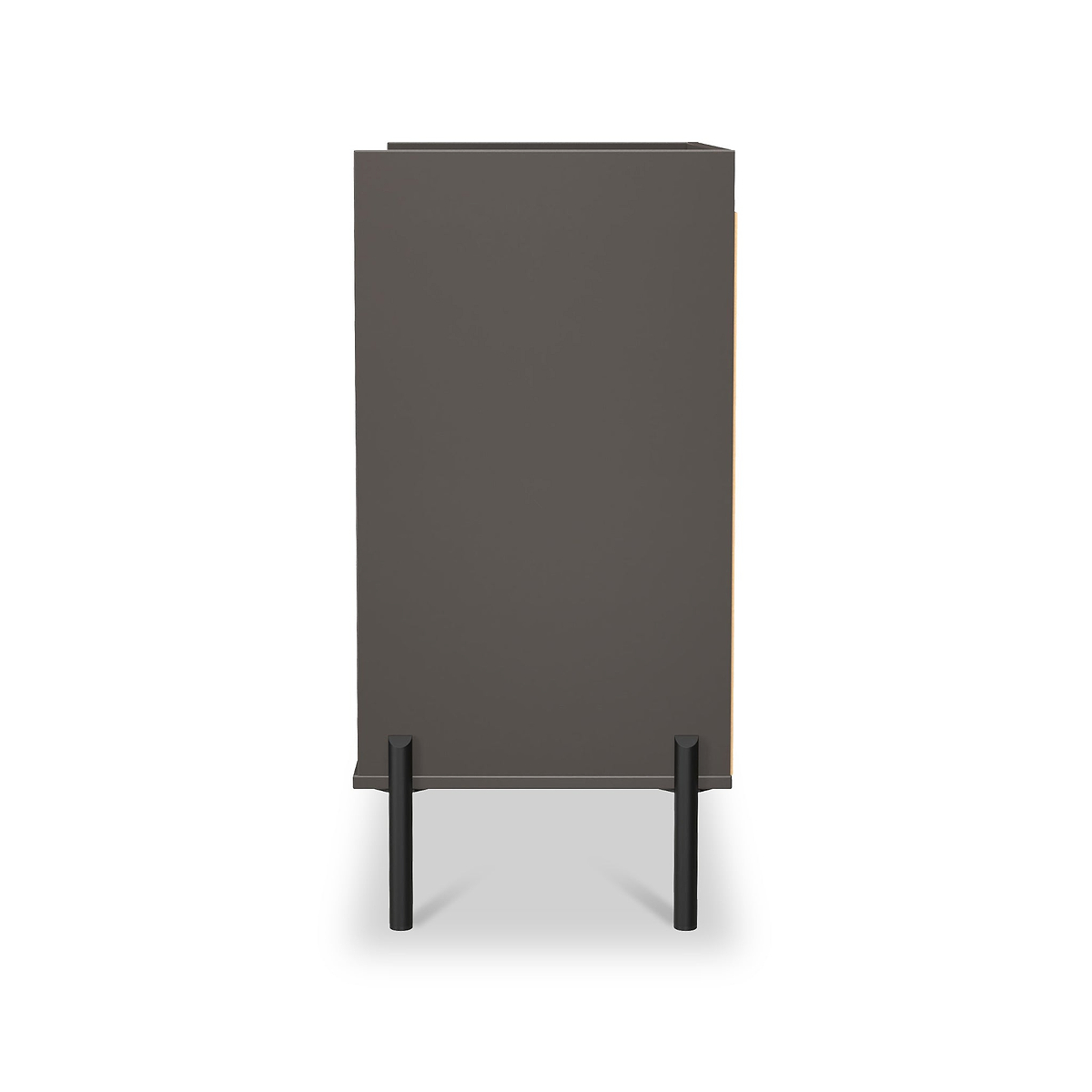 Kenton 3 Drawer Compact Chest Graphite from Roseland Furniture