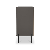 Kenton 3 Drawer Compact Chest Graphite from Roseland Furniture