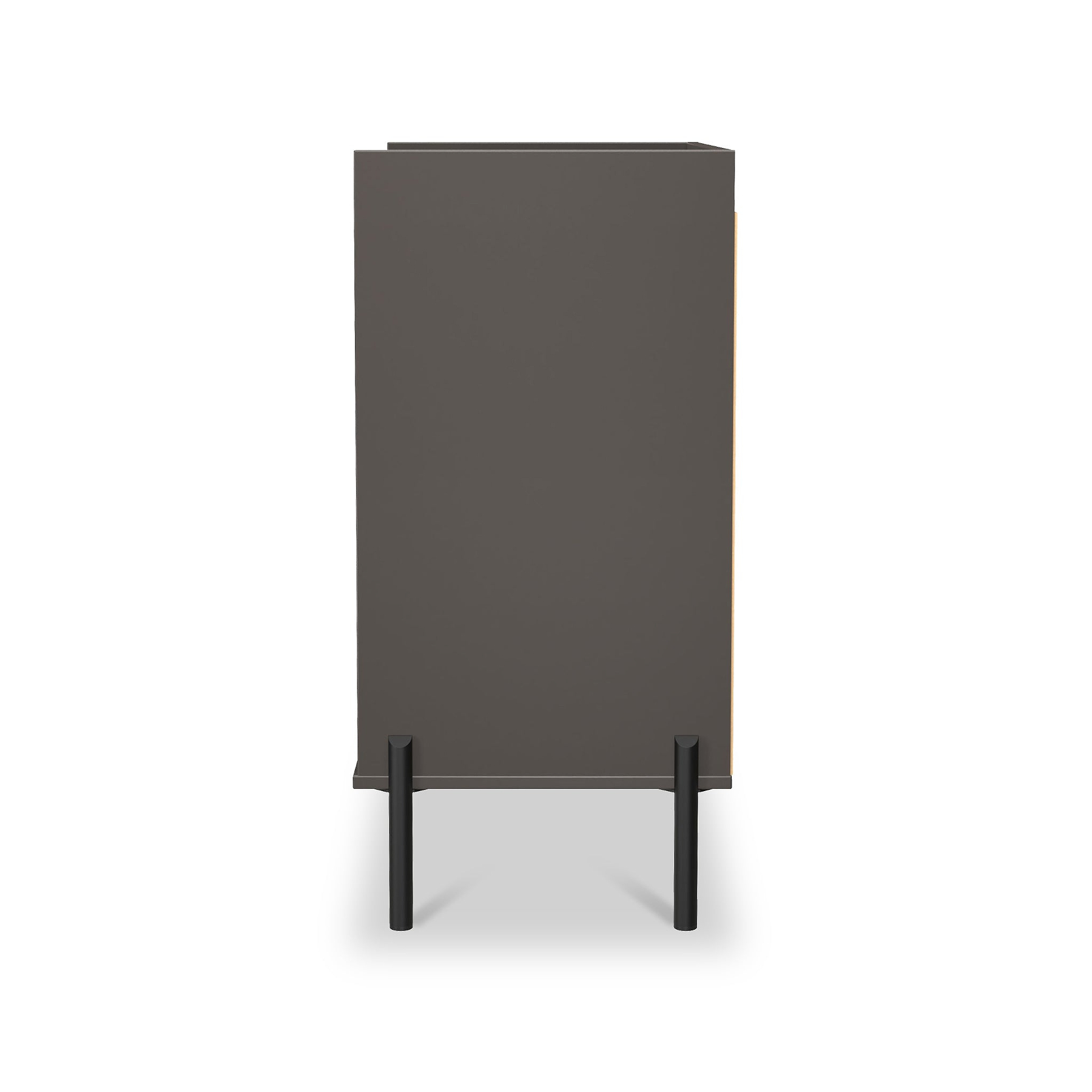 Kenton 3 Drawer Compact Chest Graphite from Roseland Furniture