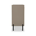 Kenton 3 Drawer Compact Chest Mushroom Matt from Roseland Furniture