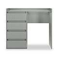 Kenton 4 Drawer Dressing Table Dusk Grey from Roseland Furniture