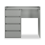 Kenton 4 Drawer Dressing Table Dusk Grey from Roseland Furniture