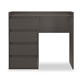 Kenton 4 Drawer Dressing Table Graphite from Roseland Furniture