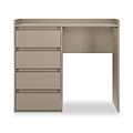 Kenton 4 Drawer Dressing Table Mushroom Matt from Roseland Furniture