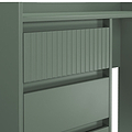 Kenton 4 Drawer Dressing Table Reed Green from Roseland Furniture