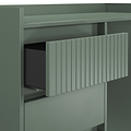 Kenton 4 Drawer Dressing Table Reed Green from Roseland Furniture