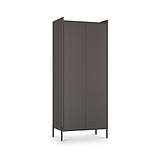 Kenton Double Wardrobe Graphite from Roseland Furniture