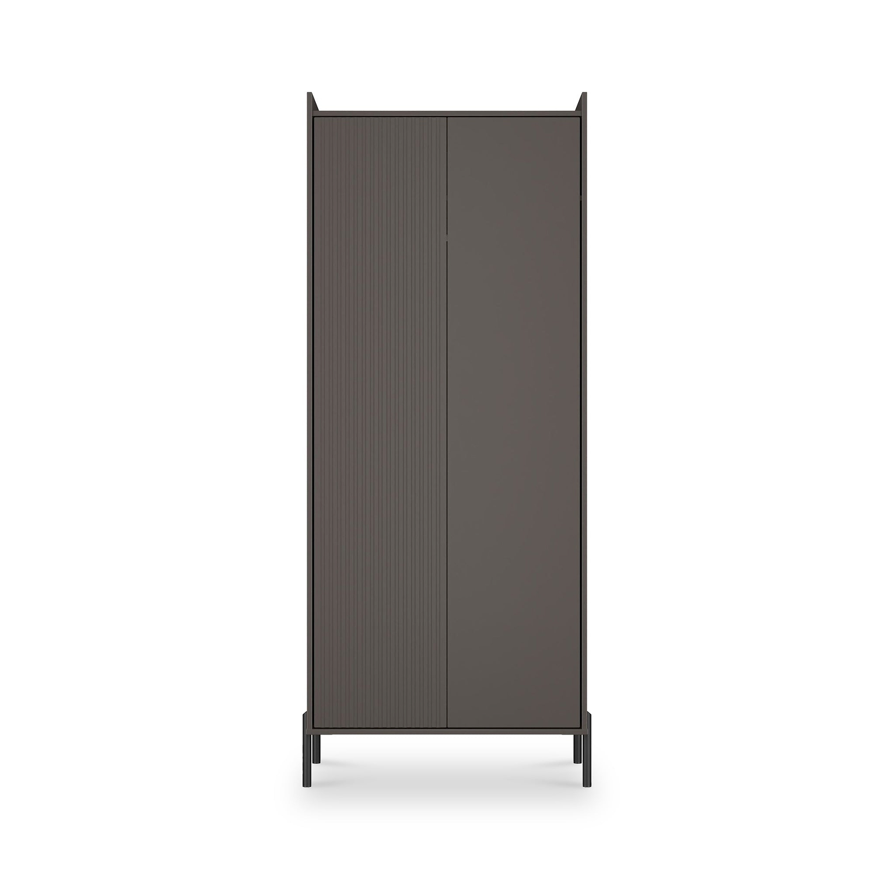 Kenton Double Wardrobe Graphite from Roseland Furniture