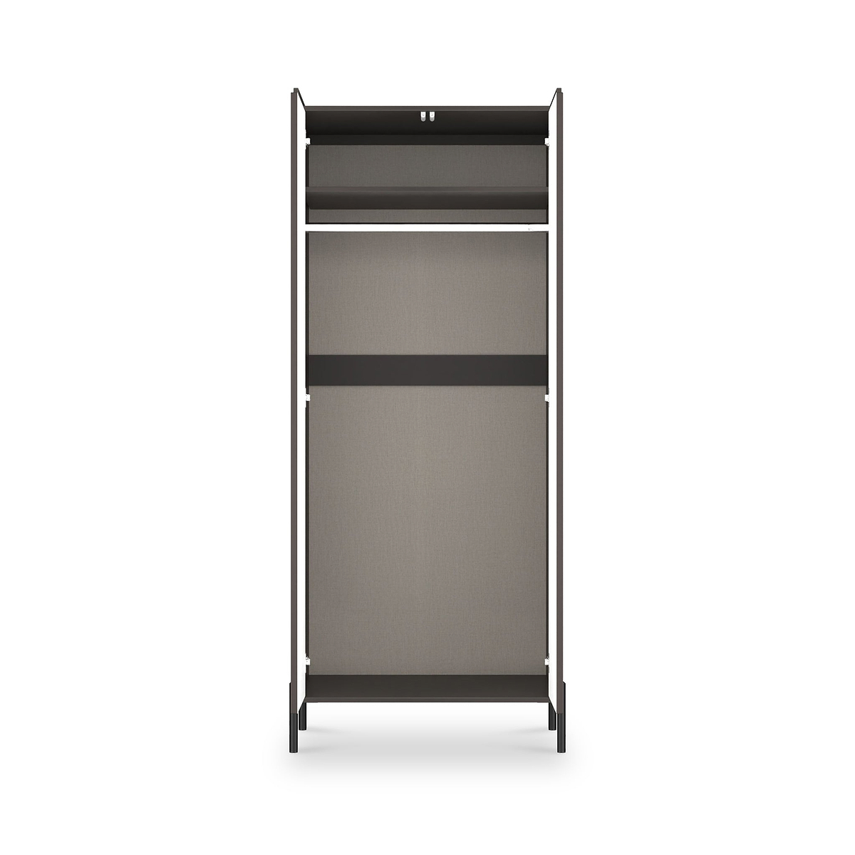 Kenton Double Wardrobe Graphite from Roseland Furniture
