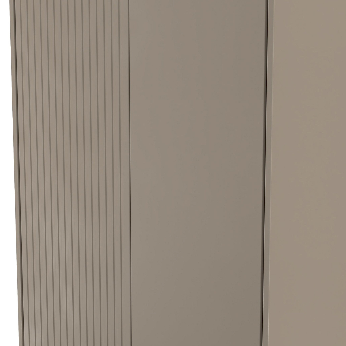 Kenton Double Wardrobe Mushroom Matt from Roseland Furniture