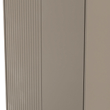 Kenton Double Wardrobe Mushroom Matt from Roseland Furniture