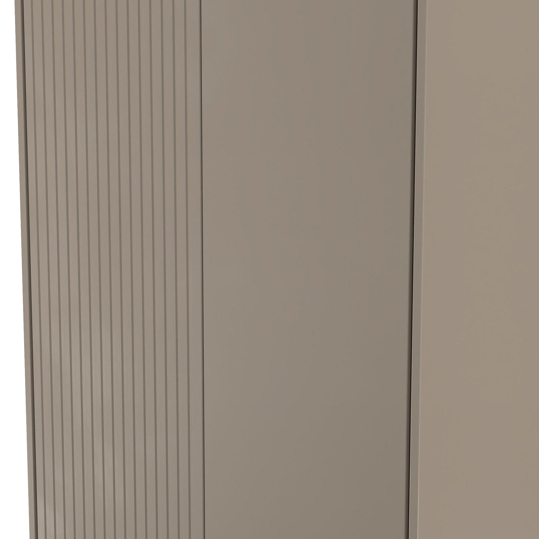 Kenton Double Wardrobe Mushroom Matt from Roseland Furniture