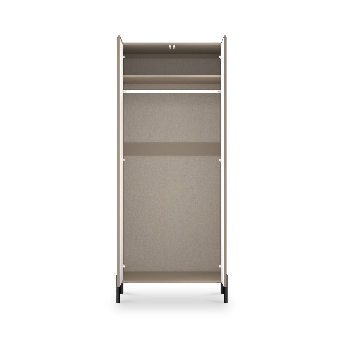 Kenton Double Wardrobe Mushroom Matt from Roseland Furniture