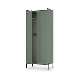 Kenton Double Wardrobe Reed Green from Roseland Furniture