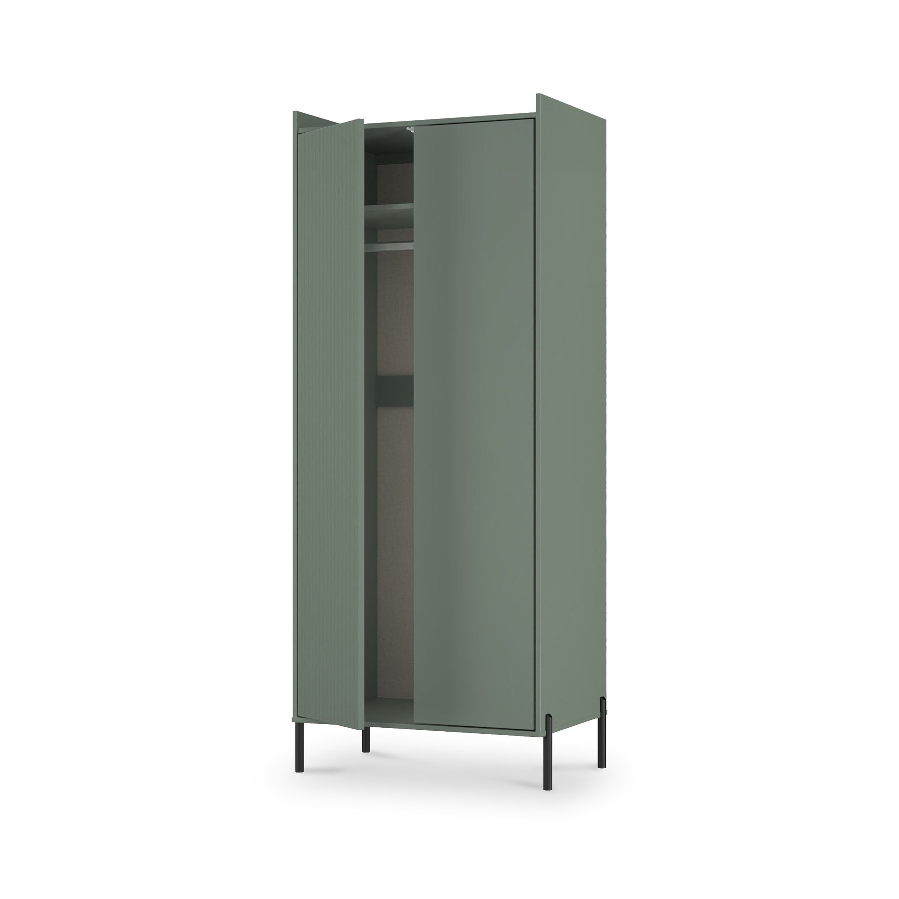 Kenton Double Wardrobe Reed Green from Roseland Furniture