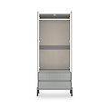 Kenton Double Wardrobe With Drawers Dusk Grey from Roseland Furniture