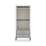Kenton Double Wardrobe With Drawers Dusk Grey from Roseland Furniture