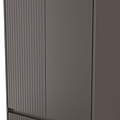 Kenton Double Wardrobe With Drawers Graphite from Roseland Furniture