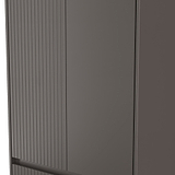 Kenton Double Wardrobe With Drawers Graphite from Roseland Furniture