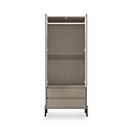 Kenton Double Wardrobe With Drawers Mushroom Matt from Roseland Furniture