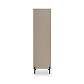 Kenton Double Wardrobe With Drawers Mushroom Matt from Roseland Furniture