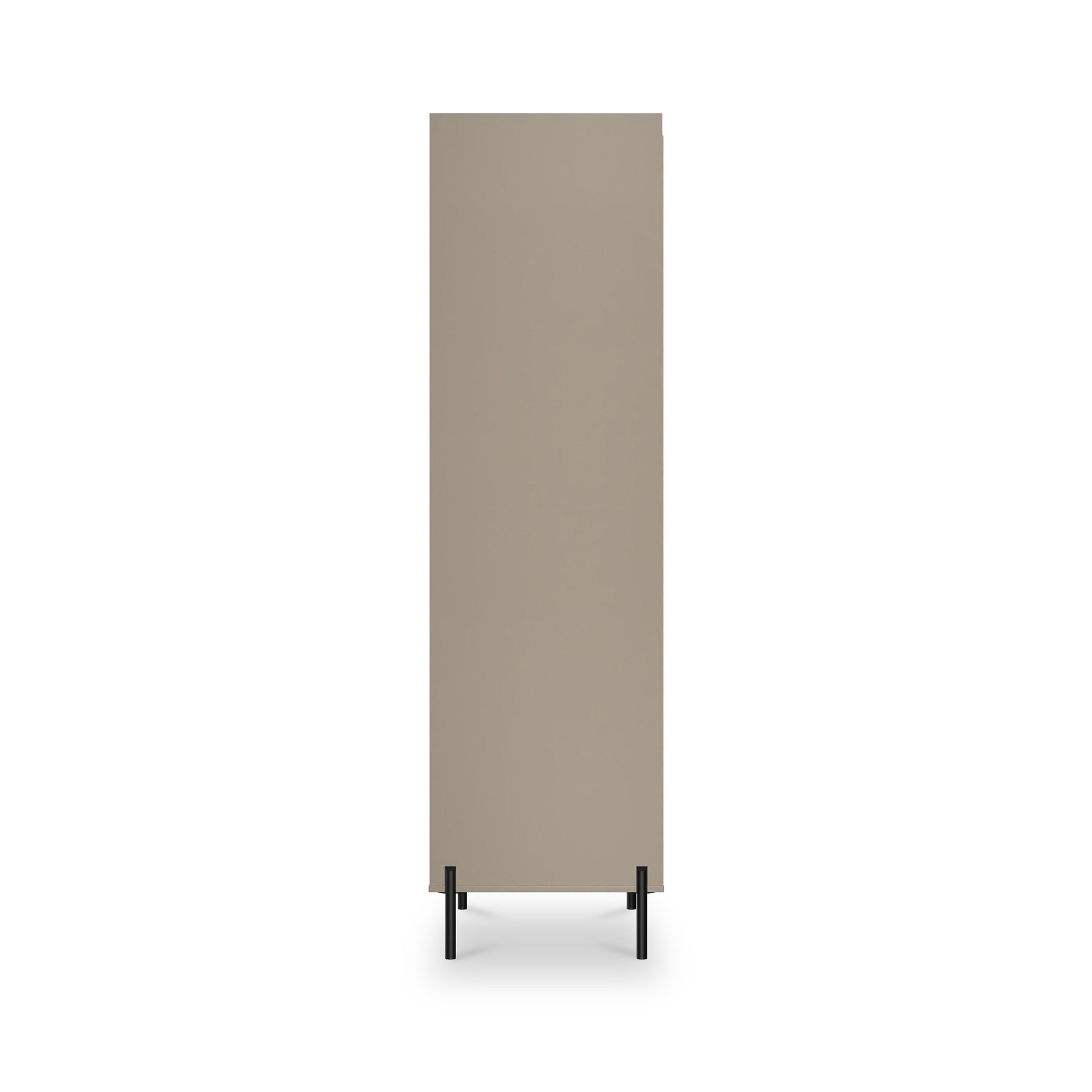 Kenton Double Wardrobe With Drawers Mushroom Matt from Roseland Furniture