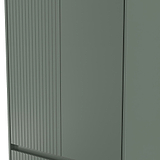Kenton Double Wardrobe With Drawers Reed Green  from Roseland Furniture